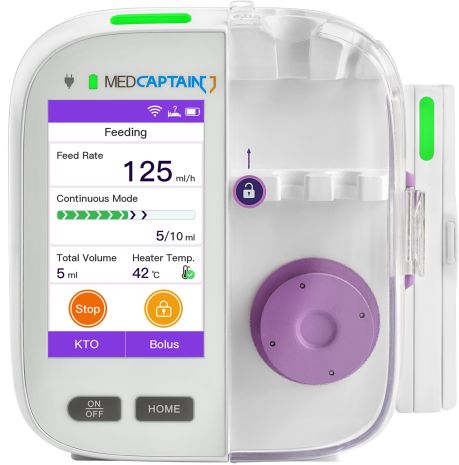 เครื่องให้อาหารผู้ป่วยทางสายยาง (Enteral Feeding Pump) ยี่ห้อ Medcaptain รุ่น EP-60 รับประกัน 1 ปี