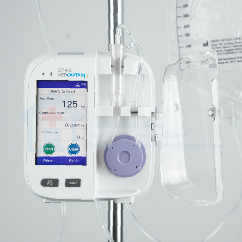 เครื่องให้อาหารผู้ป่วยทางสายยาง (Enteral Feeding Pump) ยี่ห้อ Medcaptain รุ่น EP-60 รับประกัน 1 ปี