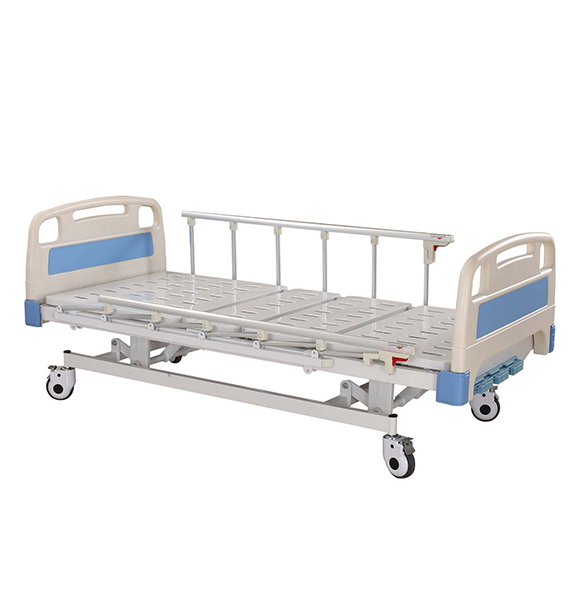เตียงผู้ป่วย มือหมุน 3 ฟังก์ชั่น (Manual Hospital Bed)