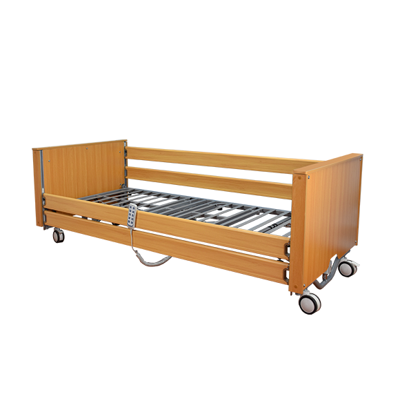 เตียงผู้ป่วยไฟฟ้า  5 ฟังก์ชั่น วัสดุไม้ (Wooden Electric Bed) สามารถพับเก็บได้