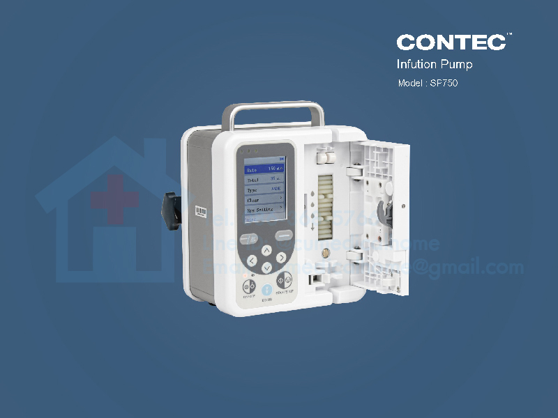 เครื่อง Infusion Pump ยี่ห้อ Contec รุ่น SP750 รับประกัน 1 ปี