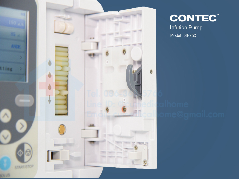 เครื่อง Infusion Pump ยี่ห้อ Contec รุ่น SP750 รับประกัน 1 ปี