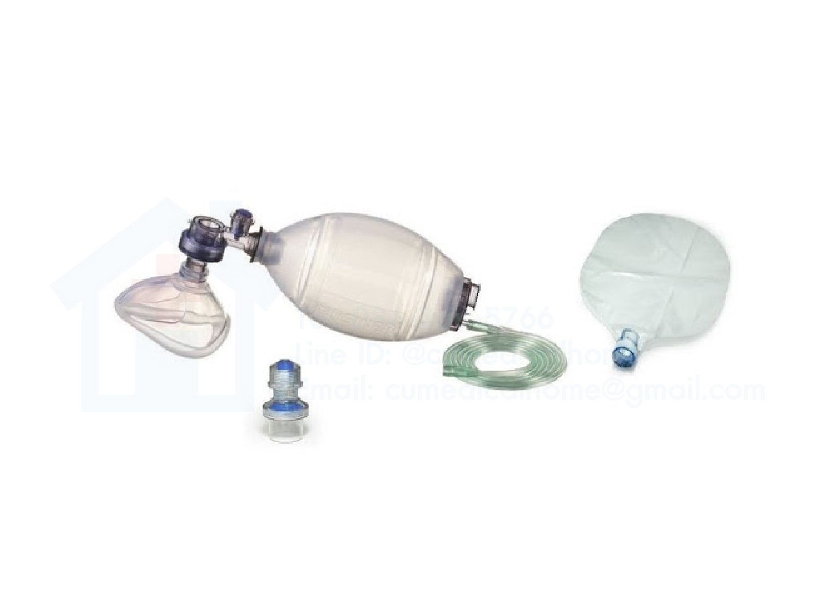 Reusable Manual Resuscitator ( Ambu Bag ) ชุดช่วยหายใจแบบมือบีบ