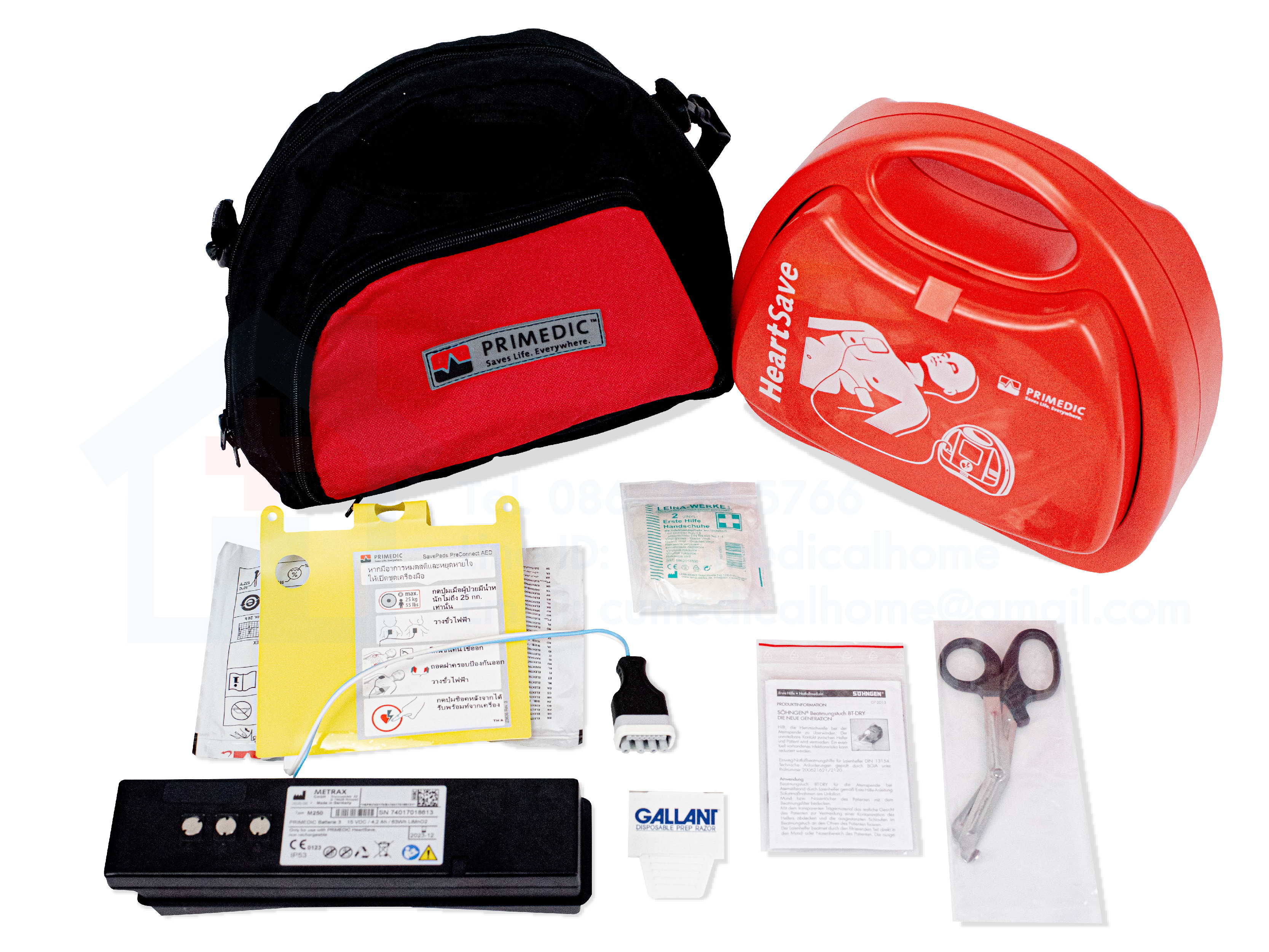 เครื่องกระตุกหัวใจไฟฟ้า ชนิดอัตโนมัติ (Automated External Defibrillator, AED)