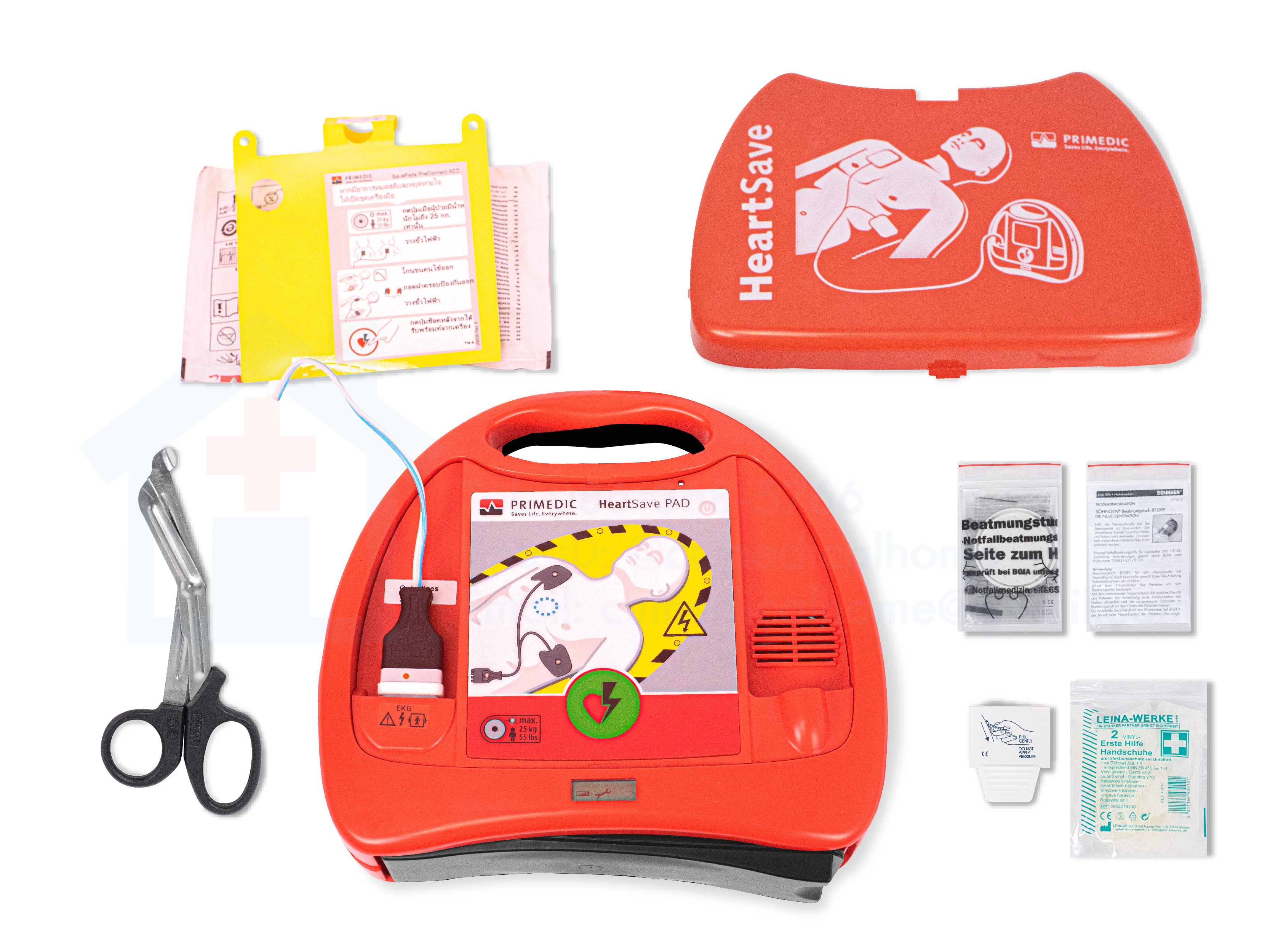 เครื่องกระตุกหัวใจไฟฟ้า ชนิดอัตโนมัติ (Automated External Defibrillator, AED)