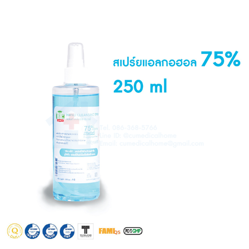 สเปรย์แอลกอฮอล์ 75% ขนาด 250 ml.