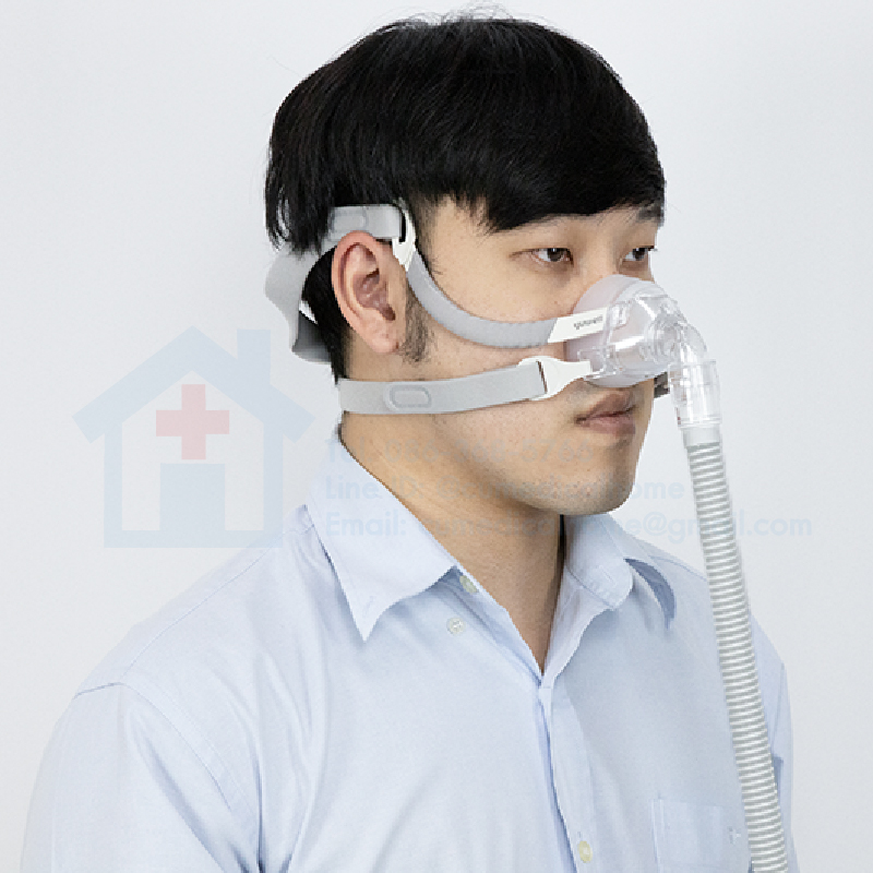 หน้ากากสำหรับเครื่อง CPAP แบบครอบจมูก NASAL MASK (ไม่มีสายคาดหน้าผาก)