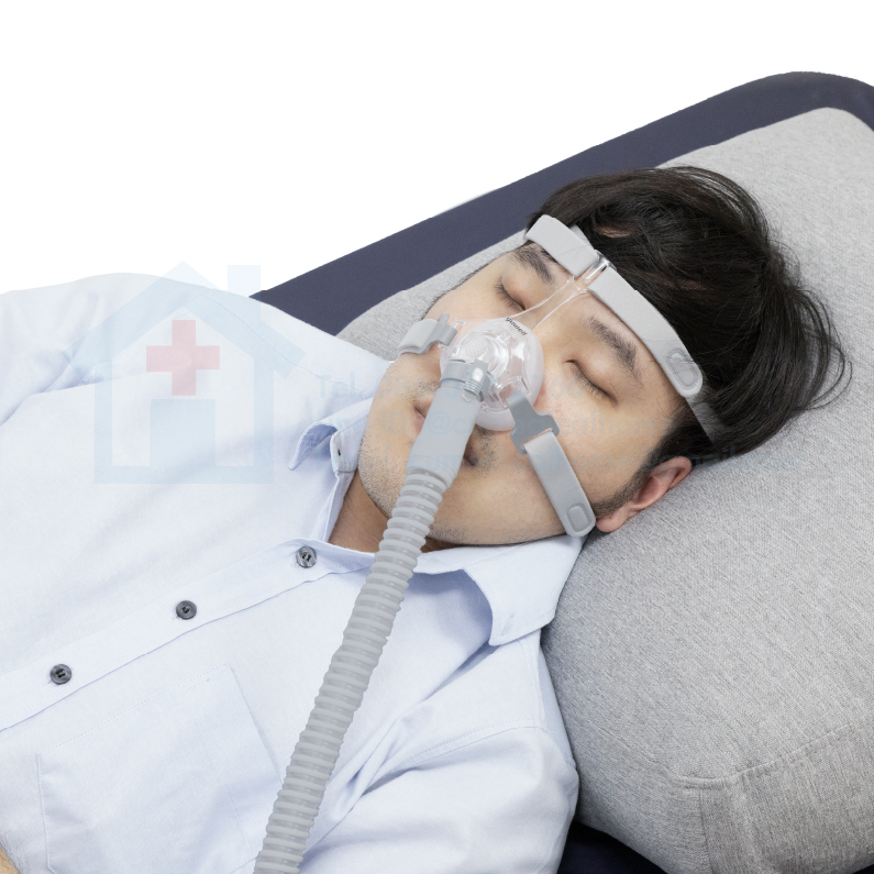 หน้ากากสำหรับเครื่อง CPAP แบบครอบจมูก (NASAL MASK)