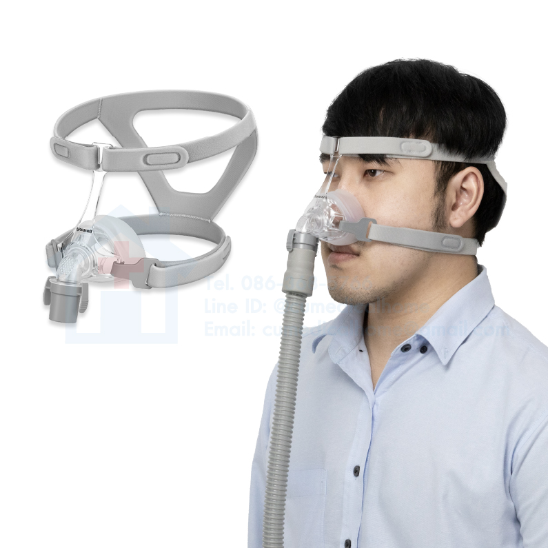 หน้ากากสำหรับเครื่อง CPAP แบบครอบจมูก (NASAL MASK)