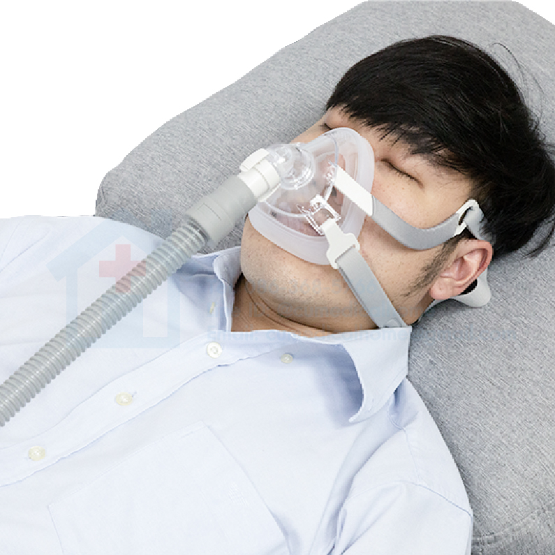 หน้ากากสำหรับเครื่อง CPAP แบบครอบจมูกและปาก FULL FACE MASK (ไม่มีที่คาดหน้าผาก)