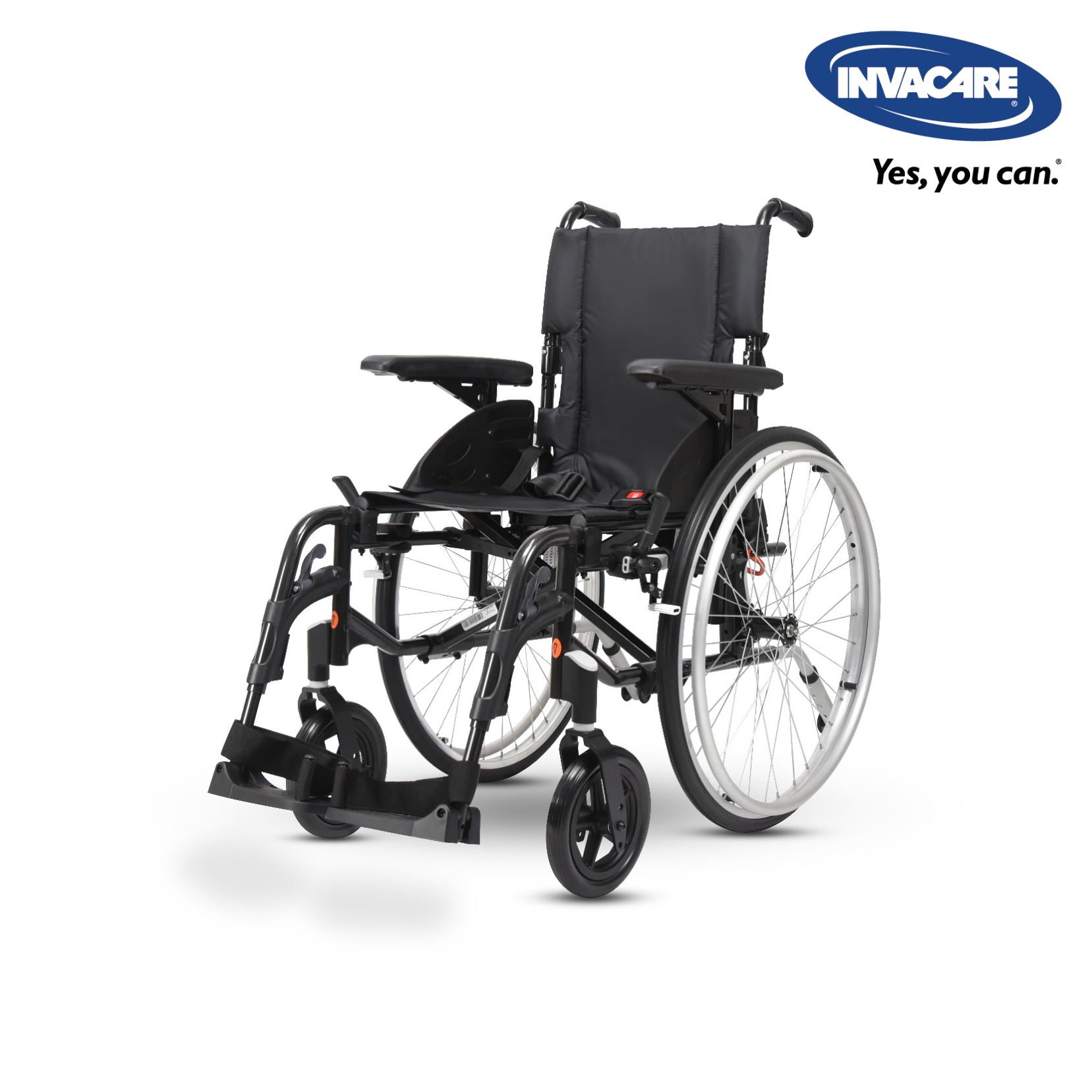 วีลแชร์ผู้สูงอายุ แบบแมนนวล พับได้ ยี่ห้อ Invacare รุ่น Action 2NG ล้อใหญ่ (Manual Wheelchair) รับประกัน 2 ปี