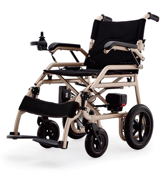 วีลแชร์ไฟฟ้า รุ่นแอร์สลิม (Air-Slim Model) พับได้ น้ำหนักเบา 14 kg. รับประกัน 1 ปี