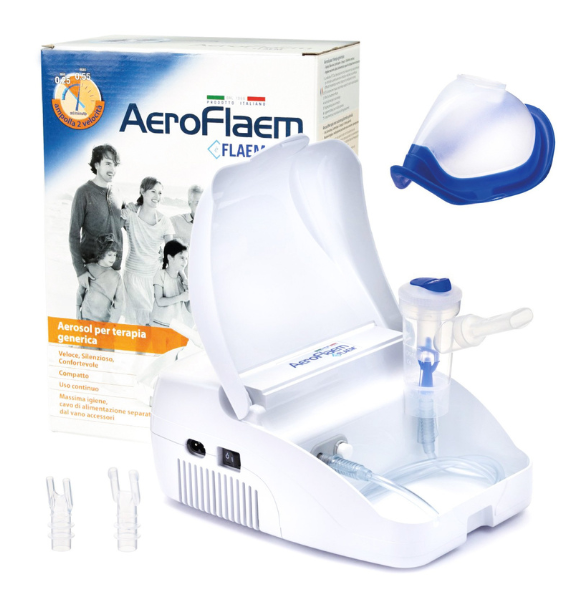 เครื่องพ่นละอองยา ยี่ห้อ Aero Flaem (Compressor Nebulizer)