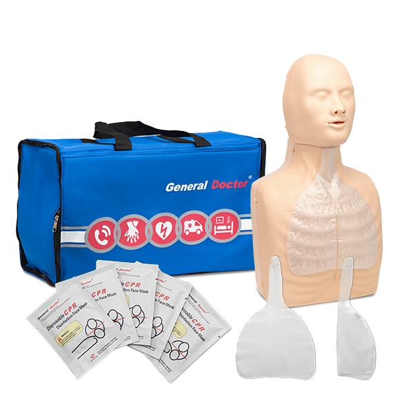 หุ่นจำลองฝึกซ้อมการทำ CPR สำหรับการช่วยชีวิตกู้ฟื้นคืนชีพ (Professional Adult CPR/ First Aid Training Kit) หุ่นจำลองฝึกซ้อมการทำ CPR สำหรับการช่วยชีวิตกู้ฟื้นคืนชีพ (Professional Adult CPR/ First Aid Training Kit)
