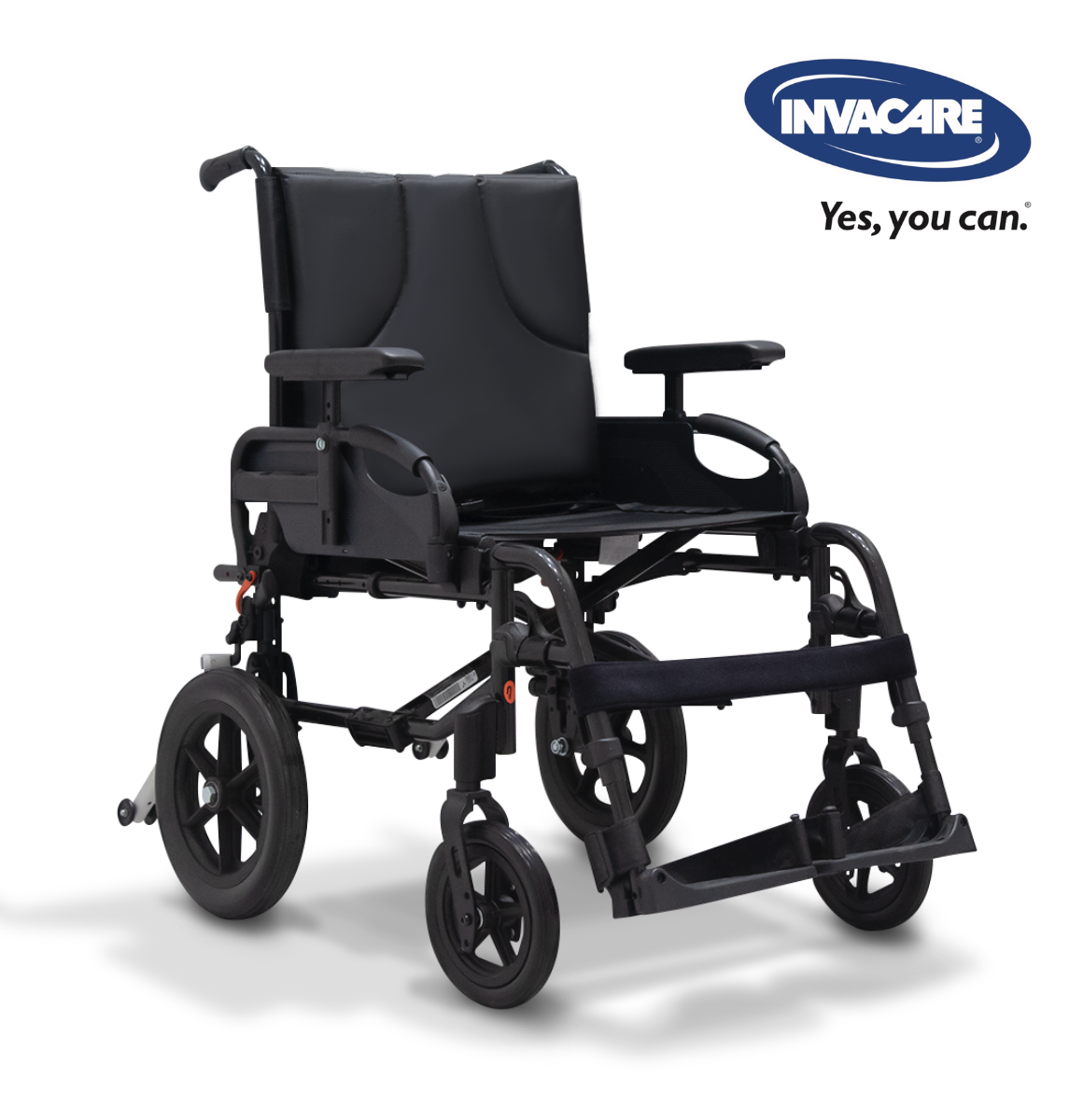 รถเข็นวีลแชร์ รุ่นเบาะกว้างพิเศษ สำหรับคนตัวใหญ่ ยี่ห้อ Invacare รุ่น Action 3NG (Extra Wide) แบบพับได้ น้ำหนักเบา รับประกัน 2 ปี